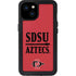 San Diego State University Aztecs Red iPhone 15 Plus Waterproof Case
